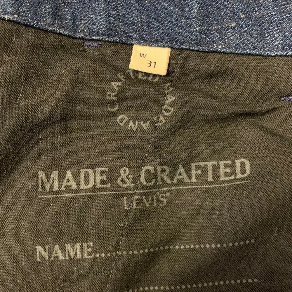 MADE & CRAFTED Size 31 Navy Heather Button Fly Casual Pants
